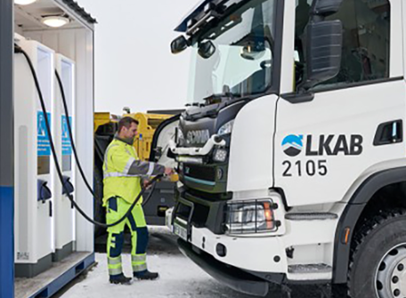 Scania'nın elektrikli kamyonu İsveç'te test ediliyor